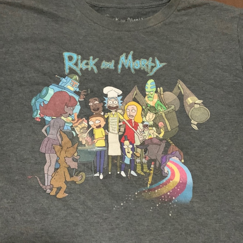 rick and morty fan t-shirt